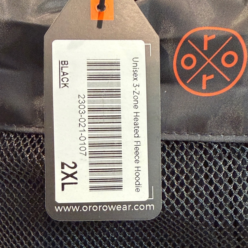 Ororo Black Zip-Up Hoodie - Picture 11 of 11